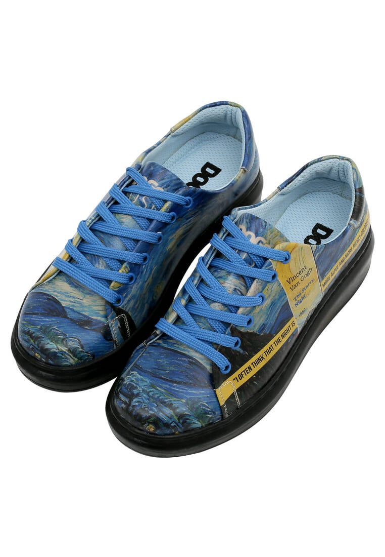 Vincent van Gogh The Starry Night | MS Myra Women's Shoes